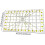 Rectangular Acrylic Quilt Ruler Sewing Grid Ruler Quilter Craft DIY, 6.5 In x 12 In 4
