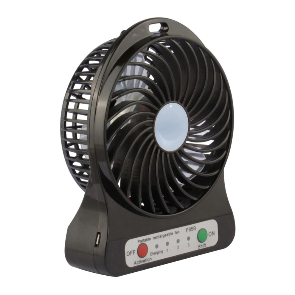 Portable Fan, Battery Operated Desk Fan With Rechargeable, Quiet Operation, Adjustable 3 Speeds, For Personal Cooling, Travel, Home Office, Camping, S 9198585222526