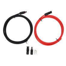 10AWG Solarkabel, verlustarm, hochleitfähig, mit Steckern und Buchsen, TÜV-geprüft, witterungsbeständig, geeignet für Photovoltaik