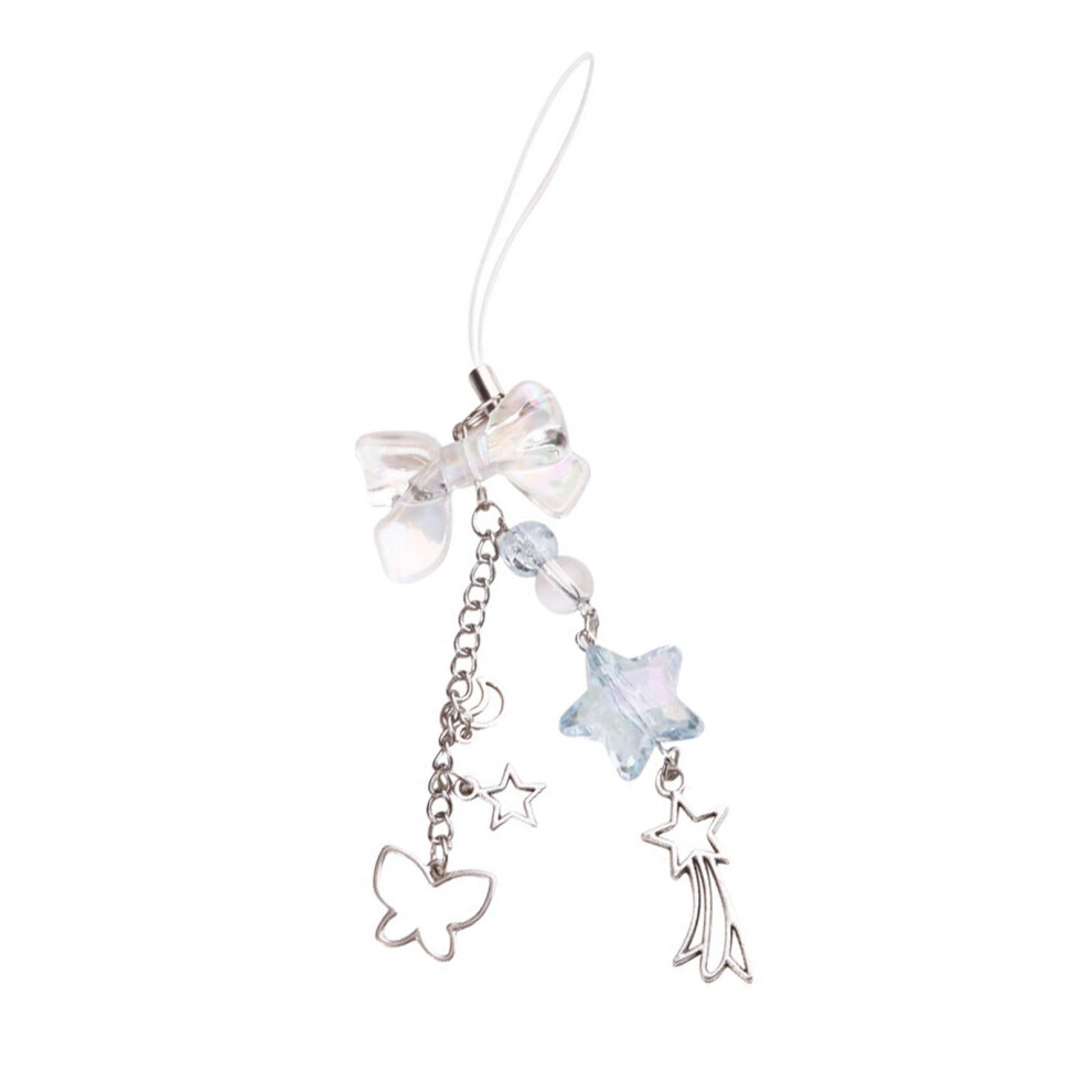 Fashion Jewelry Strawberry Bag Charm Cute Phone Charm With Bow Stylish Keychain Cute Phone Charm Suitable, Acrylic Alloy 9412369490391