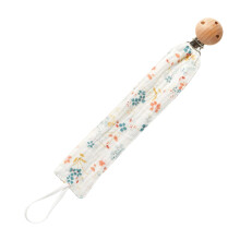 Baby Dummy Chain Clip, Unisex Dummy Strap Clip for with Clip, Dummy Strap, Fabric, Cotton Dummy Clips for Bib, Triangle Scarf, Dummy (D)