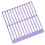 Diameter and ruler, nonslip structured network tool, straight drill placement ruler, multipurpose use, lightweight purple 1