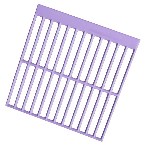 Diameter and ruler, nonslip structured network tool, straight drill placement ruler, multipurpose use, lightweight purple 1