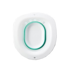 Collapsible Seating Pool with Conditioner, Seating Bath for Hemorrhoids and Postpartum Care, Green 39x36.5cm