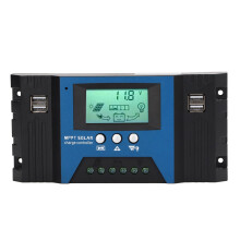 Rialaitheoir Gréine Aschuir USB MPPT Taispeántas LCD Rialú Muirir PWM Ard-Éifeachtúlachta Dé-MOS Ciorcad Frith-Shreabhadh Ar Ais Cosaint