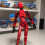 3D Printed Moving Robot with Multiple Joints, 13 Full Body Activity Robots, Black Red 5