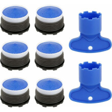 Aireadores de grifo Cache, llaves de aireador de grifo de plástico ABS duradero de varios tamaños y alta calidad, juego de limitadores de flujo de
