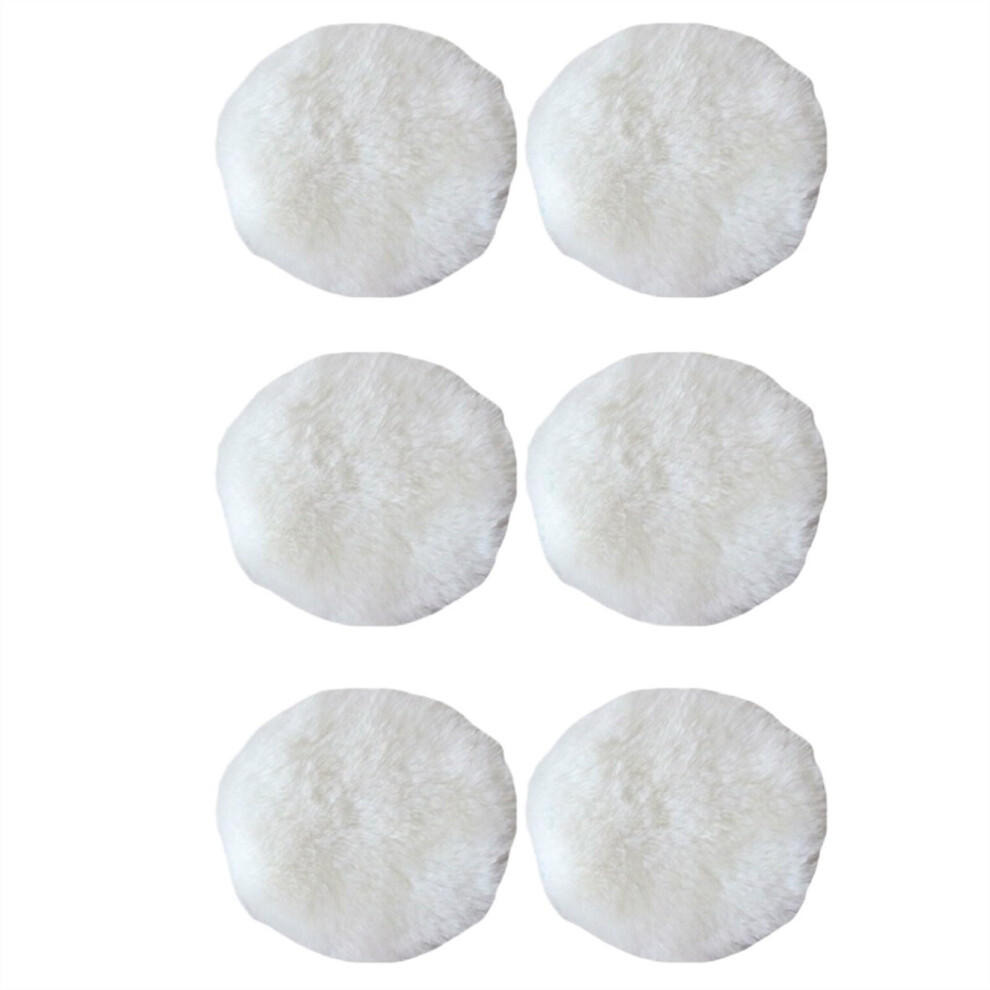6Pcs 240 Mm Polishing Wool Pad Buffer Bonnets Wheel Polishing For Car Polisher 910Inch 9365049441346