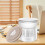 Whey Separator Yoghurt Maker Fine Mesh Yoghurt Filter Cheese Maker with Lid Reusable Kitchen Tool 2