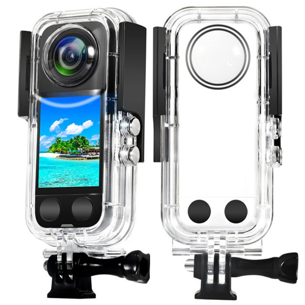 Insta360 X3 Action Camera Case Diving Housing 40M Underwater Protective Cover With Quick Mounting Bracket For Insta360 X3 Panoramic Camera 9365049442404