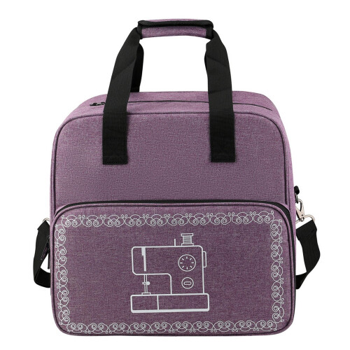 Sewing Machine Carry Bag with Multiple Pockets, Gray