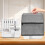 Sewing Machine Dust Cover with Storage Pockets, Sturdy Protector, gray 2