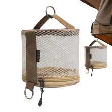 Camping Toilet Roll Holder, Waterproof Tissue Holder Outdoor Portable with Hook, Foldable Bag