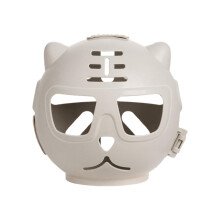 3D Printed Protection Aggressive Helmet Dog for Mask Khaki S
