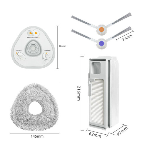 Pièces de rechange pour Robot de balayage, ensemble de tampons 2
