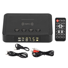 Receptor și transmițător Bluetooth pentru divertisment acasă, stereo True HiFi cu conexiune NFC cu o singură atingere, design 3 în 1 pentru