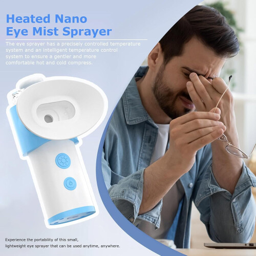 Portable Electric Misting Eye Hydration Device for Hot and Cold Compress 2