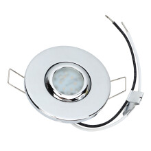 Luminária giratória para RV com luz branca quente de 3000K, dimerizável, à prova d'água IP66, design conectável e econômico, iluminação