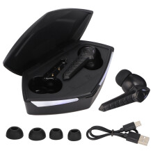 In-ear hovedtelefoner til gaming, aktiv støjreduktion, LED-display, fordybende stereolyd, dobbelt støjreduktion fra omgivelserne, god kvalitet, god