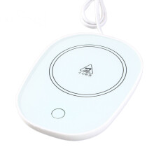 Electric Coffee Mug Mats Warmer Heater Pads Thermostatic-White