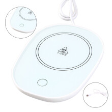 Electric Warmer Heater Coffee Mug Mats Heating Pad-White