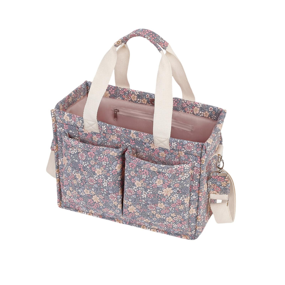 Spacious Bag with Multifunctional Compartment Portable Storage Handbag Diaper Bag for Travel  Daily Use
