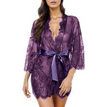 Women's Bralette with Strapless Adjustment, Seamless, PushUp, Sticky Lingerie, Underwear, Bodysuit, Sleepwear, Sexy Bunny Lingerie, Purple, 3XL