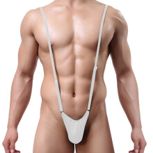 Men's Lace Leisure Trousers Panties 011white One Size