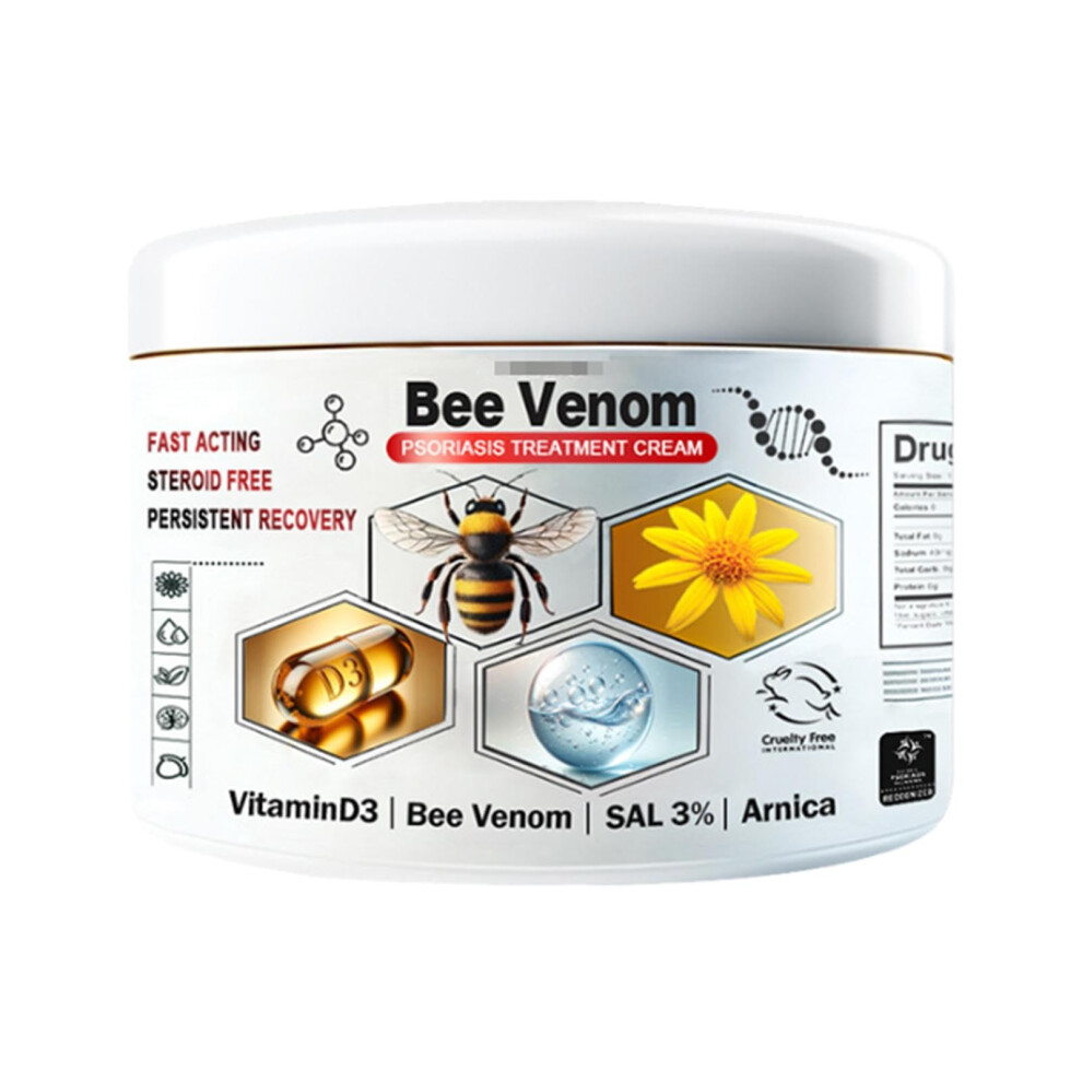 Cream Bee Venom Antiitching Ointment Against Psoriasis