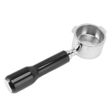 Portafiltru fără fund Delonghi Dedica Compatible de 51 mm, construcție din aliaj de zinc și plastic, mâner ergonomic pentru o prindere