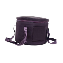 Sound bowl case, portable organizer for singing bowls, 30.5 cm, travel bag with strap, polyestercotton fabric
