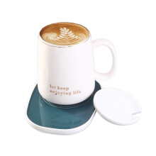 Coffee Mugs Warmer Insulation Plate Heating Pad for-Green