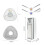 Dust Bag Filter Mop Cloth Spare Part Sweeping Robot Replacement 3