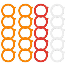 20x Silicone Jar Gaskets Replace Airtight Rubber Rings
