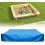 Sandpit Cover, Square Waterproof Oxford Fabric Dust Proof Protection with Drawstring Ref: 5221 5