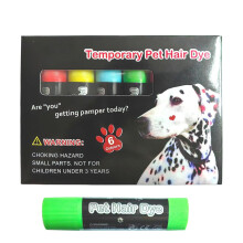 Dog colors, coloring and styling pen for pet hair, vegan color spray for cats and livestock with bright colors for creative faux fur design care.