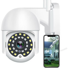 Reliable Outdoor Security Camera for 24/7 Monitoring with Color Night Vision and Flexible SD Card Storage | High Performance | Reliable