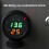 Monitor de bateria automotiva com display digital, em plástico ABS, com display digital duplo de LED, compatível com veículos DC12V e com 4