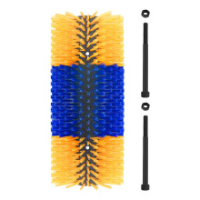 Farm Animal Shedding Brush for Horses, Mules, and Sheep Coat Maintenance Blue