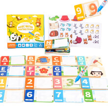 Reusable Sticker Book, Sticker Book for Toddlers – Water Sticker Book Resolatives MUST, Learning and Educational Toy, Preschool Students