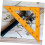 Magnetic Teaching Triangle Ruler Plastic Yellow 5
