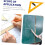 Magnetic Teaching Triangle Ruler Plastic Yellow 3
