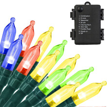 Romantic 8 Lighting Modes Battery Operated Christmas Lights, Waterproof Tree Lights For Christmas, Valentine's Day, Easter, Weddings, Parties Decorati