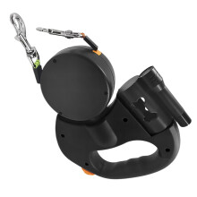 Retractable Dog Leash with LED Light for Night Walking, Jogging, Outdoor Training