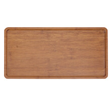 Plateau de service en bambou, plateau de service décoratif, plateau de service en bois massif naturel, plateau multi-usages en bois d'acacia,