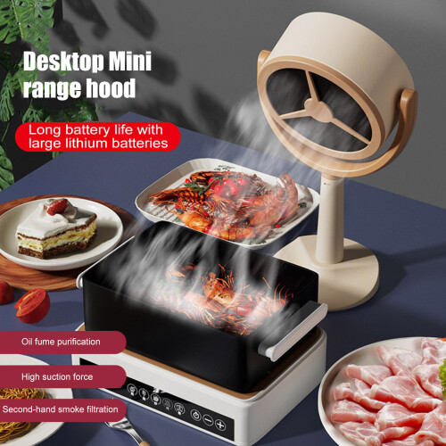 Convenient Mini Range Hood Cooker Hood-Rechargeable model 1