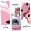 Battery Operated Pencil Sharpener, Electric Pencil Sharpener, Automatic Pencil Sharpener, Plastic Pink Stationery Sharpener 3