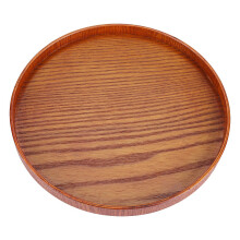 Elegant dienblad van massief hout, met antislipvoet voor stabiliteit bij het dragen van glazen en flessen.