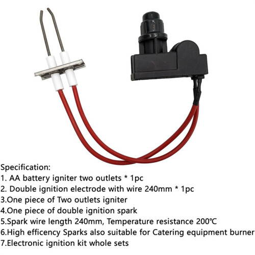 Battery Igniter Electric Igniter Pulse Ignition Component Set 2