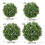 Artificial Grass Sphere Hanging Ornament Artificial-35CM 2